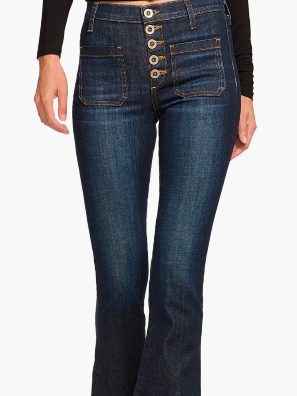 Ramy Brook Cindy High Rise Dark Wash Size 25